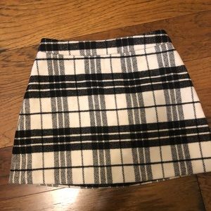 Forever 21 wool check skirt size small